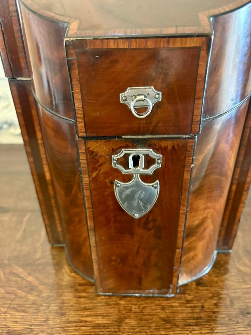 Antique Quality 18th Century Georgian Mahogany Letter Holder